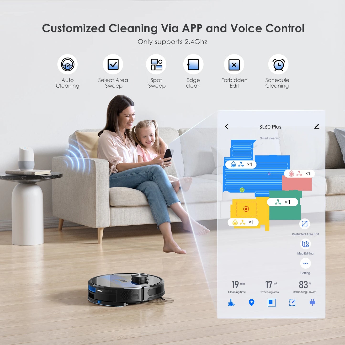 SmartClean™ Self-Emptying Robot Vacuum