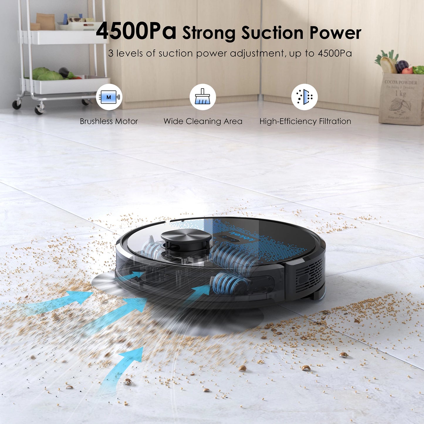 SmartClean™ Self-Emptying Robot Vacuum